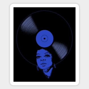 Afrovinyl (Kinda Blue) Magnet